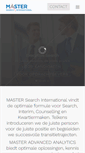 Mobile Screenshot of mastersearch.nl